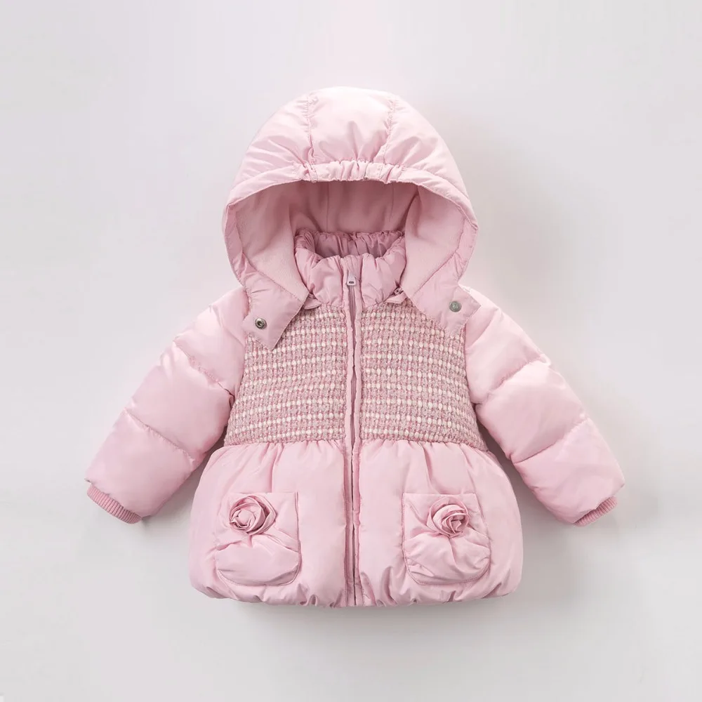 Brand2016Winter Coat children kids baby girl christmas coat wadded ...