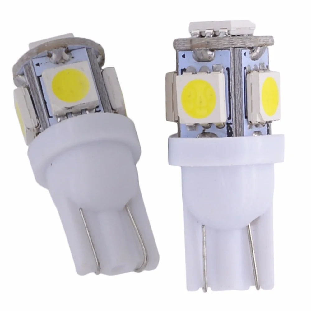 10 шт. авто Led T10 2825 194 W5W 168 175 автомобильная светодиодная купольная внутренняя