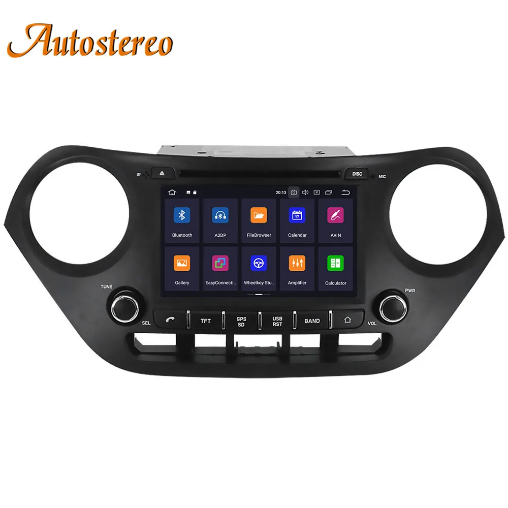 Excellent DSP newest Android 9.0 Car DVD Player for Hyundai I10 I-10 2013+ GPS navigation multimedia satnav stereo radio tape recorder Nav 2
