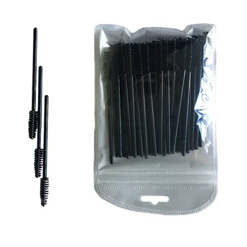 

100pcs/lot Eyelash Brush Semi Permanent Make-up Beauty Disposable Eyelash Brush Comb Mascara Wands Eye Lashes Extension Tools