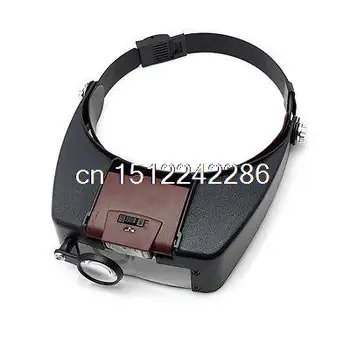 

Loupe 10X Magnifying Glass Magnifier LED Head Light Pocket-sized Headlamp