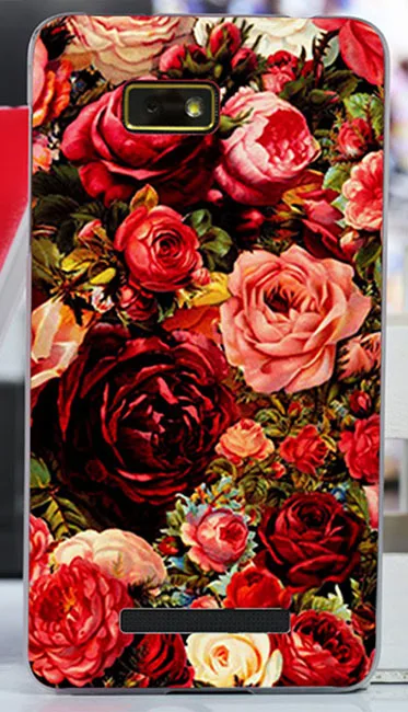 Популярный цветной чехол сделай сам для HTC Desire 400 T528W One SU Dual SIM Cover / 14 рисунков