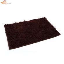 Нескользящий лохматый синель коврик для ванной коврик коврики для ванной комнаты коврики для душа 40x60 см
