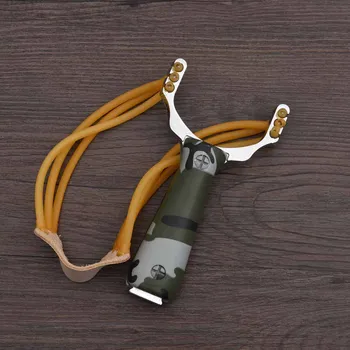 

Powerful Aluminium Alloy Slingshot Hunting Sling Shot Catapult Camouflage Bow Outdoor Camping Travel Kits Hunt Accessories