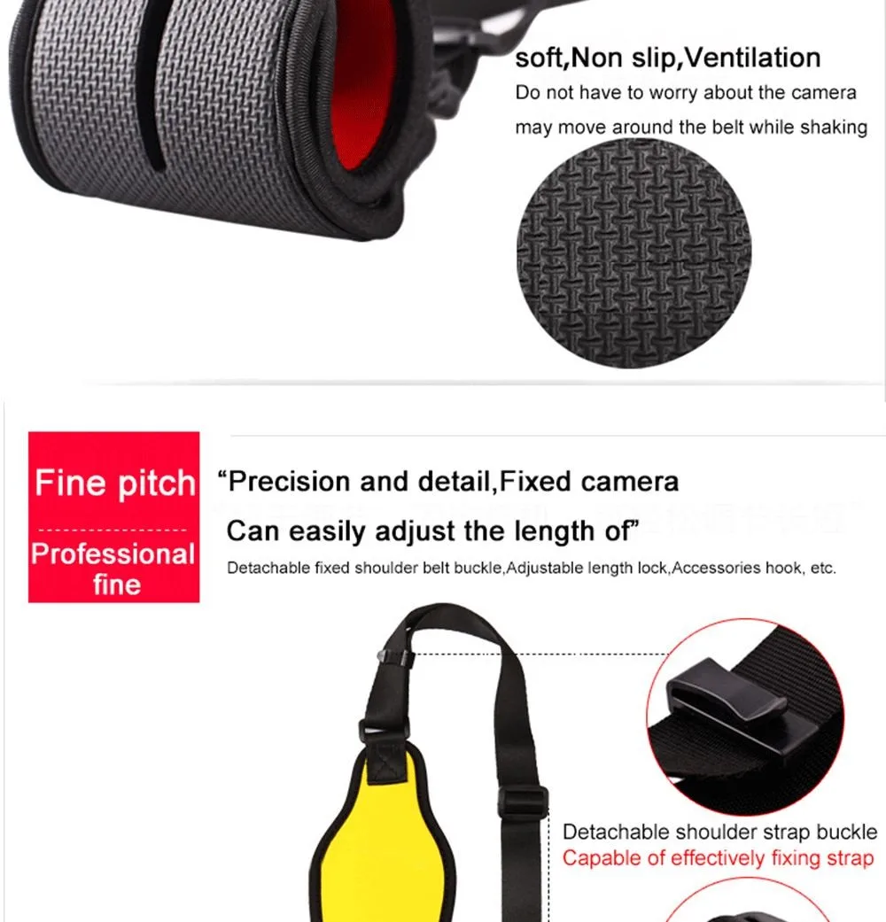 Новый быстрый ремень для камеры Быстрый Одноместный плечевой ремень шейный ремень для Canon Nikon sony Pentax Panasonic камеры Olympus DSLR