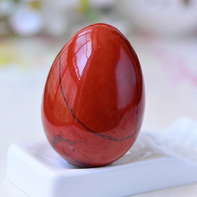 Natural Red Jade Yoni Eggs Crystal Jade Eggs Ben Wa Ball For Women
