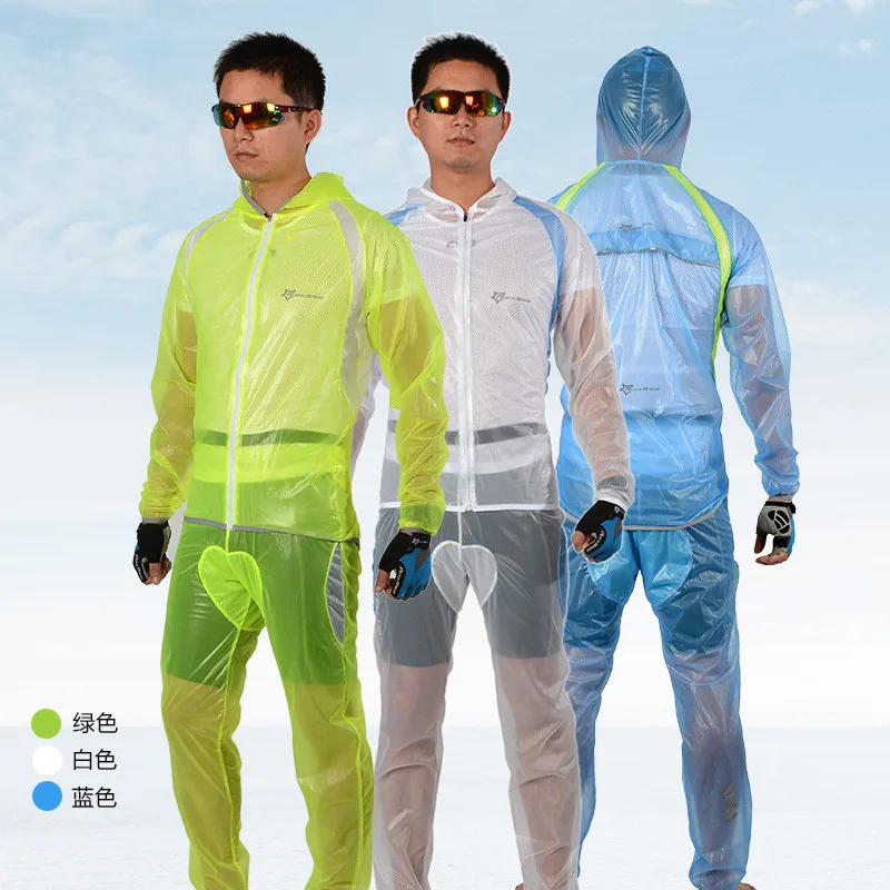 

2018 Cycling Raincoat Windproof Bike Rain Coat Cycle Clothes MTB Bicycle Jerseys S 3XL 4XL Waterproof Rainproof Cycling Jersey