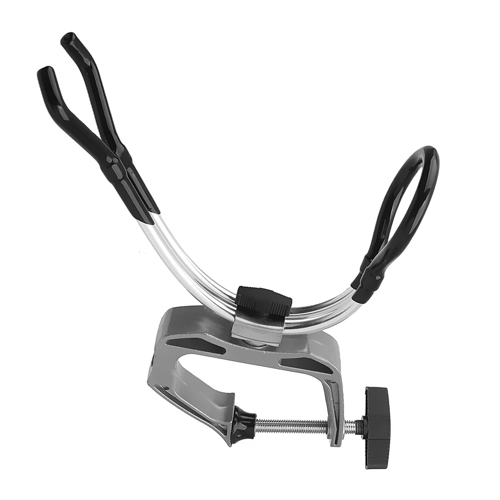 

Heavy Duty Stainless Steel Boat Kayak Yacht Fishing Rod Pole Holder Racks E-- Clamp Opening Max 5cm For Carp Tackle Pesca