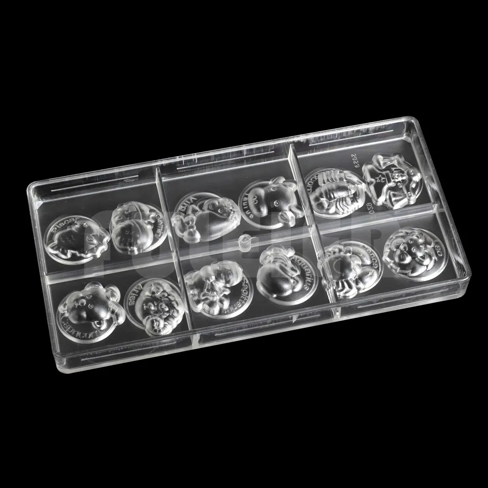 Форма для шоколада из поликарбоната 12 созвездий|pastry tools|polycarbonate chocolatepolycarbonate chocolate