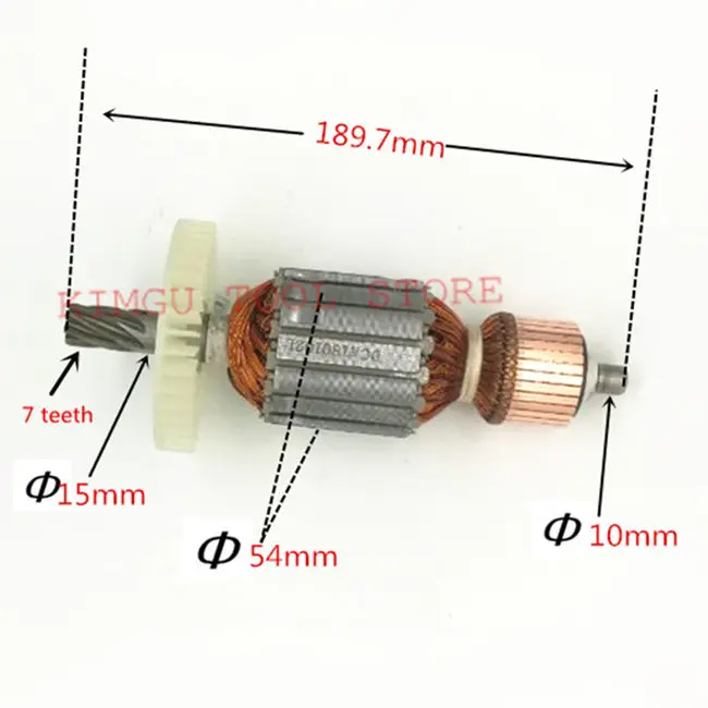 AC220-240V ротора двигателя якорная арматура Замена для MAKITA HM1304 HM1304 Ротор Арматура