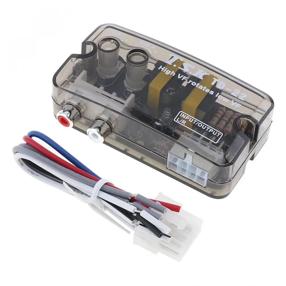 RCA Car Subwoofer High Frequency to Low Frequency Converter with Time