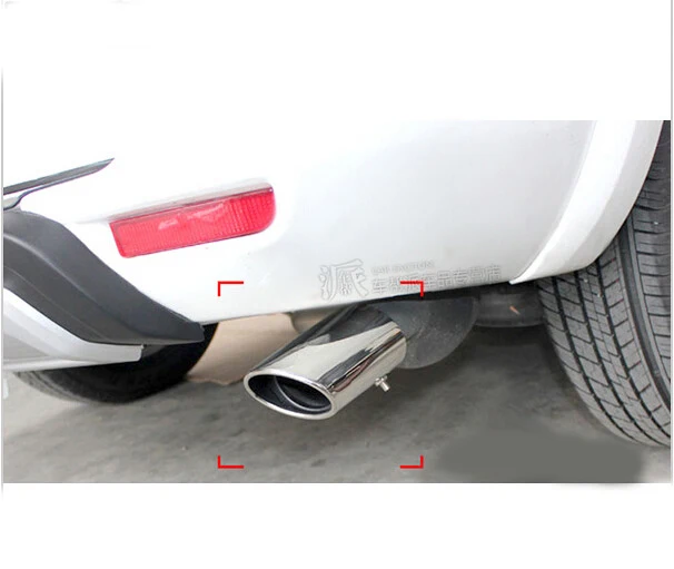 Хромированные выхлопные трубы глушителя для toyota Rav4 RAV 4 06-12 2006 2007 2008 2009 2010 2011 2012 |