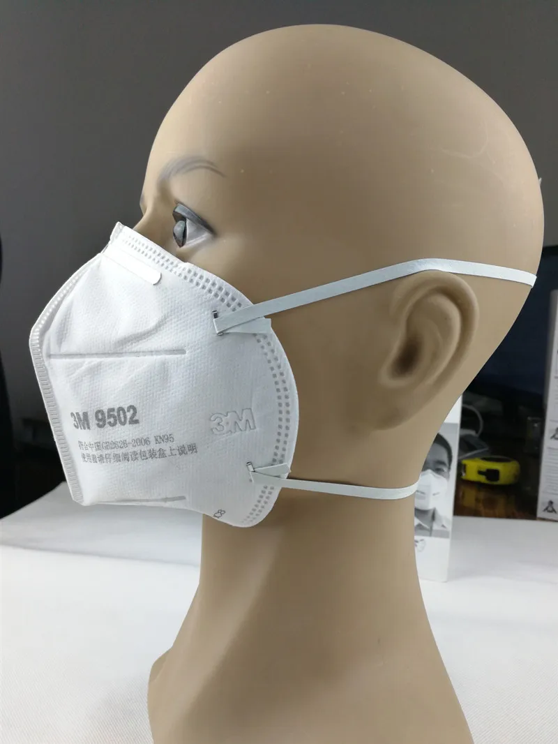 3 м 9501 9502 Пылезащитная маска KN95 порошковый респиратор Анти-туман PM2.5 против гриппа для безопасного дыхания во время эвакуации при пожаре маска
