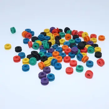 

Besta 1000pcs/lot Tattoo Needle Pad Colorful Durable "H" Type Grommets Tattoo Needle Pad Supply For Tattoo Gun Needle