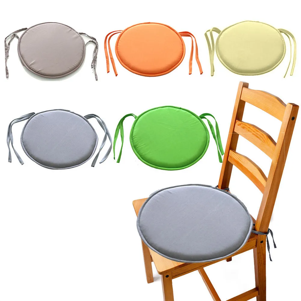 Новая горячая круглая подушка для стула в помещении поп патио офисное кресло подушка для сиденья галстук на квадратном саду кухня столовая подушка