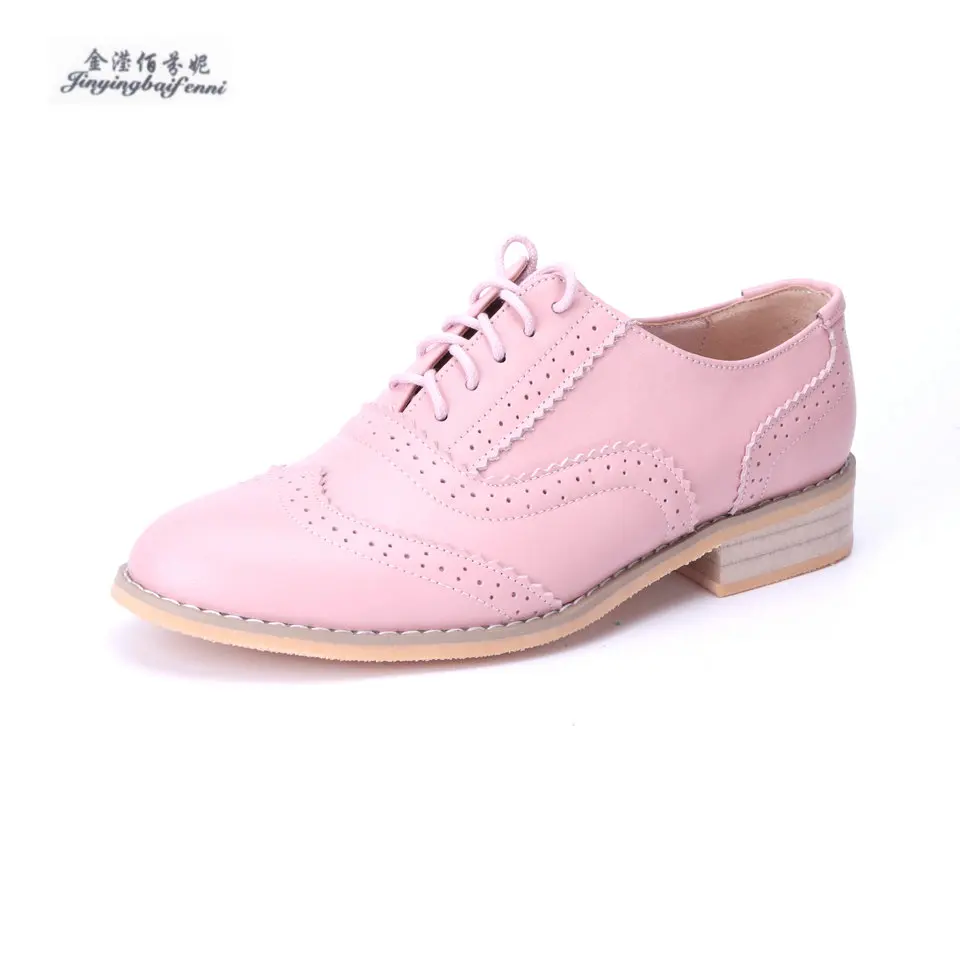 oxford shoes pink