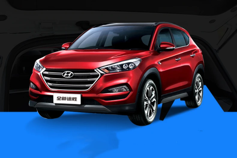 JIOYNG для hyundai Tucson- Передний+ задний бампер диффузор бамперы для губ защитная накладка из нержавеющей стали 2 шт