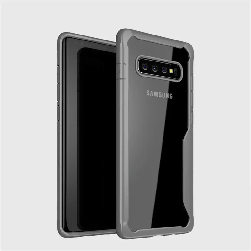 

Samtsui Transparent PC Case For Samsung S10 S10 Plus Soft TPU Silicone Protective Frame Cover For Samsung S10E Shockproof C