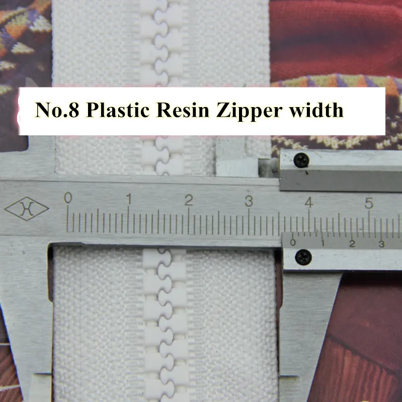 3 шт. двусторонняя Поворотная молния 80 250 см № 8|resin zipper|zipper open endplastic zipper |