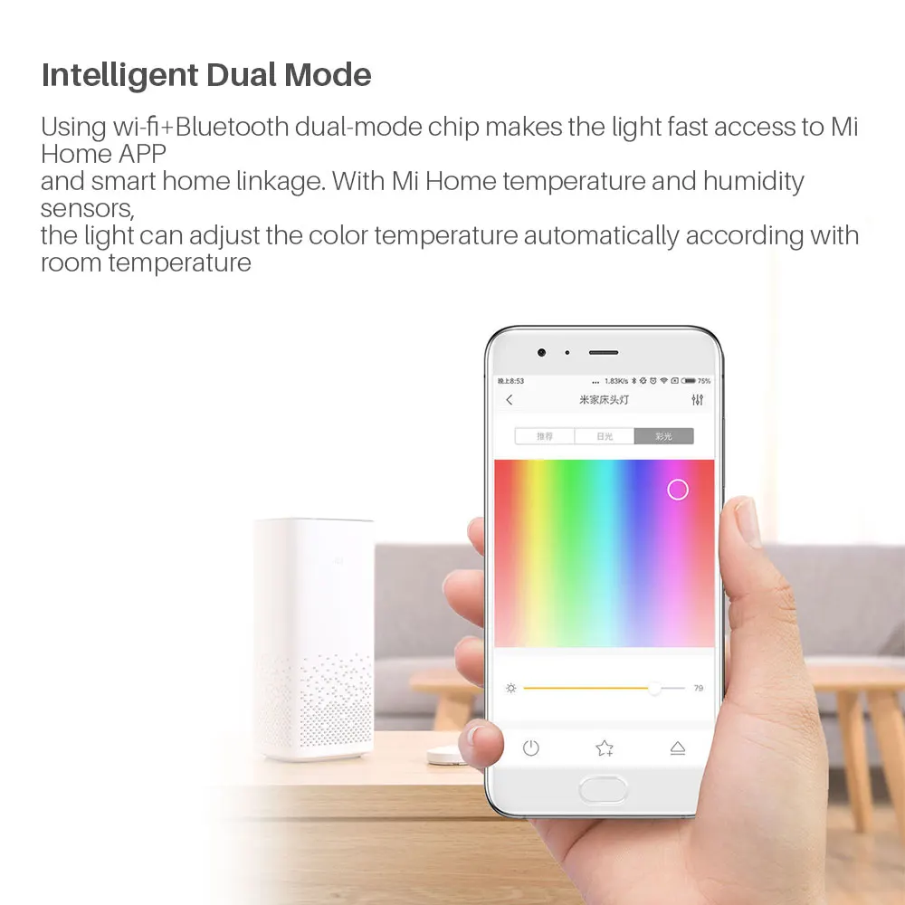 Yee светильник Xiaomi прикроватная лампа MJCTD01YL светодиодный ...