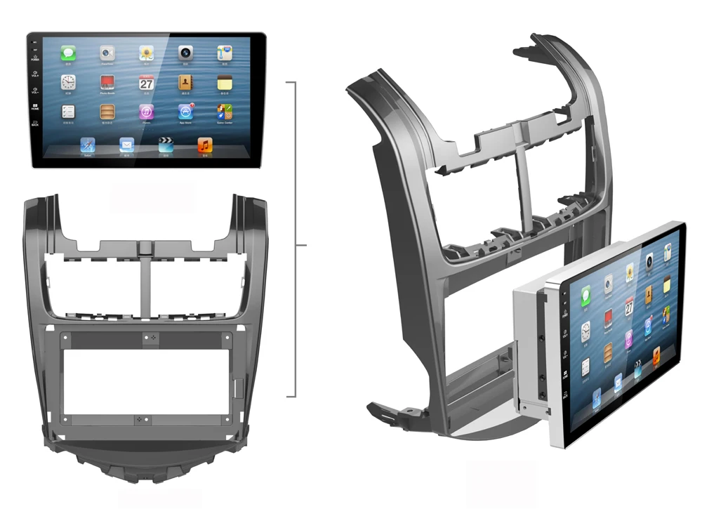 Clearance 9 inch Screen Android 6.0 Car DVD Player GPS Navigation System Media Stereo Autoradio Auto Radio for Chevrolet Aveo 2011-2015 3