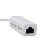 kebidu 15CM Micro USB 2.0 Male To RJ-45 Female 5-Pin 10/100Mbps Ethernet LAN Network Card Adapter For Windows XP 7 8 PC Linux ► Photo 2/6