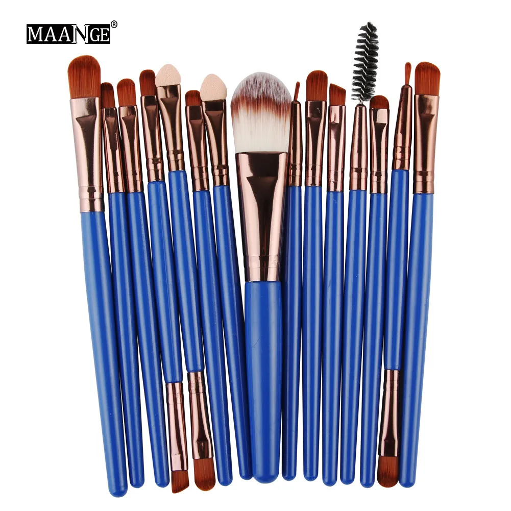 

15 pcs Makeup Brush Set tools Make-up Toiletry Cosmetics Tool Brush Set