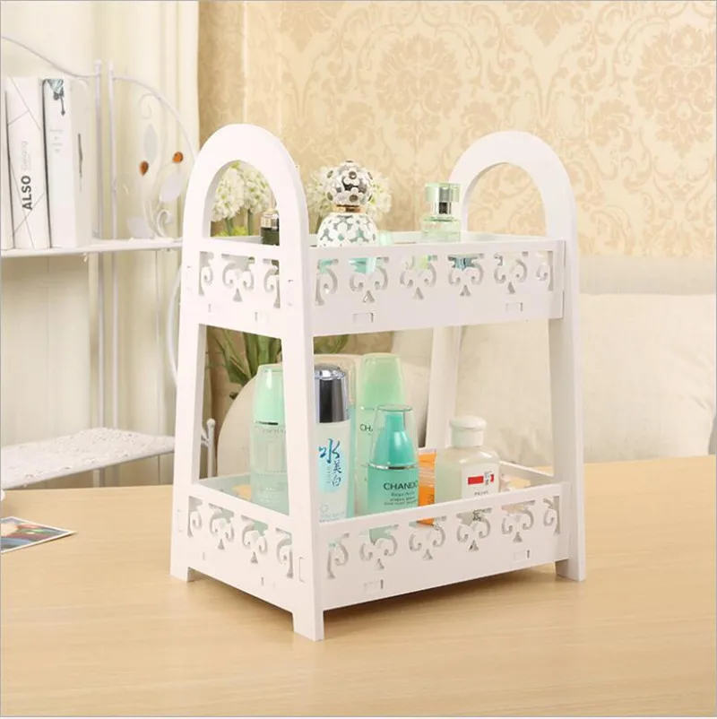 

Simple and washable creative carving cosmetics storage rack storage rack B