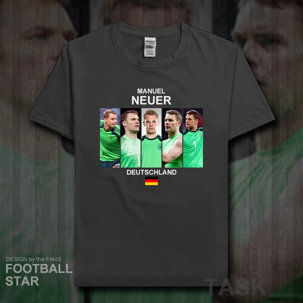 

Manuel Neuer t shirt men jerseys Germany footballer star tshirt cotton fitness The fans t-shirts printed clothes summer tees 20