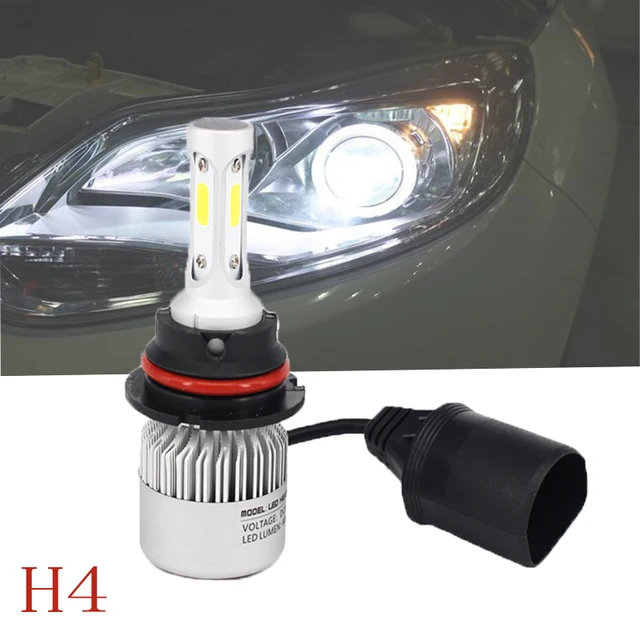 Halogen Light For Cars >> Autotek 6500k 8000lm H4 Led Car Bulbs Headlight Replacement Halogen Halogen Light For Cars >> Autotek 6500k 8000lm H4 Led Car Bulbs Headlight Replacement Halogen