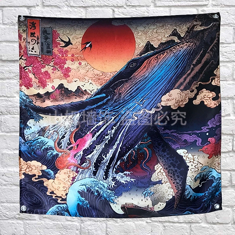 Японский Ukiyo e тату плакат Висячие баннеры Ресторан Бар Винодельня бильярдный зал