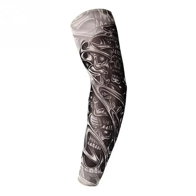 UV Protection Running Cycling Arm Warmers Tattoo Basketball Volleyball Arm Sleeves Bicycle Bike Arm Covers Sports Elbow Pads