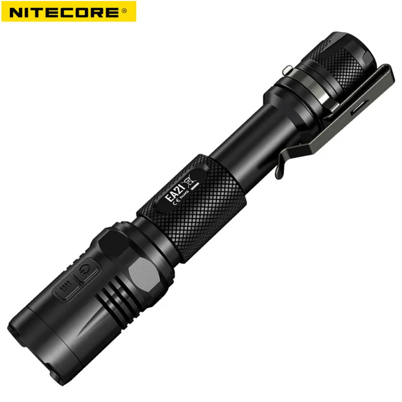 АА батареи фонарик NITECORE черный EA21 CREE XP G2 (R5) светодиодный Макс. 360 люмен луч бросать