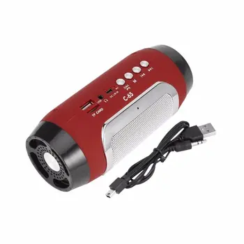 

C-65 Super Bass Portable Wireless Bluetooth Speaker Mini Stereo Speakers MP3 FM Radio TF Card For Smartphone Tablet pC