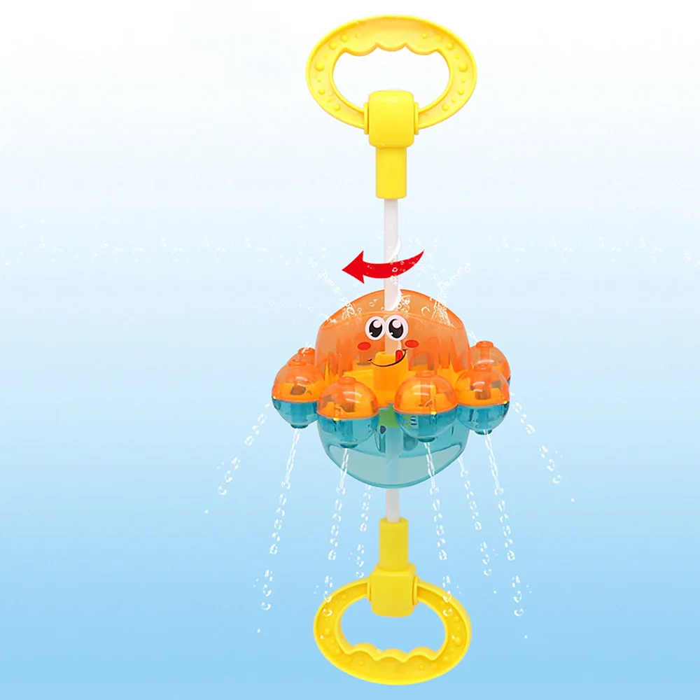 MrY ABS пластик мультфильм для детей Водные Игрушки для маленьких мальчиков и девочек время ванны игрушки душ для купания вращающийся водный