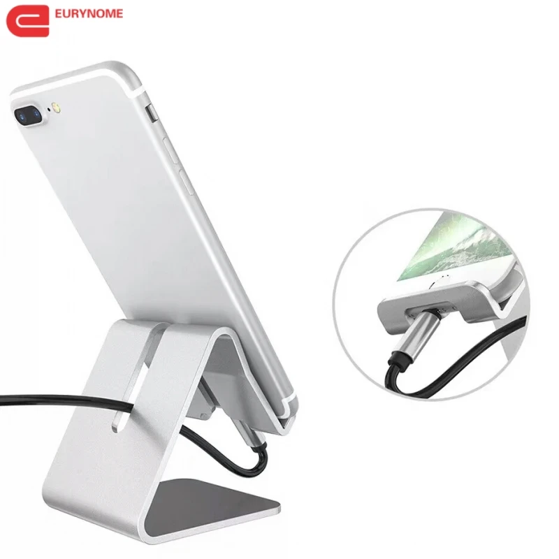 

Universal Aluminum Metal Cell Phone Desk Holder for Samsung Tablets PC Desk Mount Stand Holder For ipad mini Support Bracket