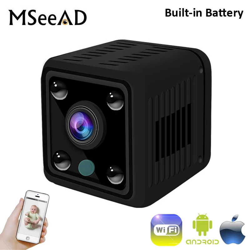 

HD WIFI small mini Camera cam 1080P Two Way Audio Night Vision Micro Cameras Motion Detection Recorder Support 64G SD Card