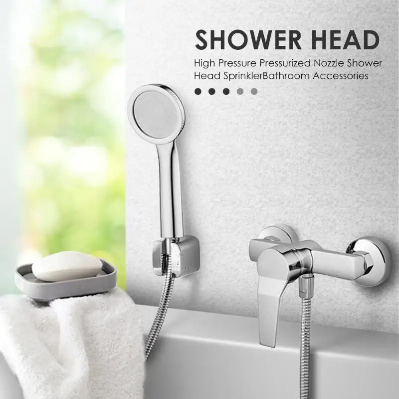 Алюминиевая душевая головка для ванной комнаты анти-ожога не легко окисляется и ржавчина прочный усилитель давления ручной напорный