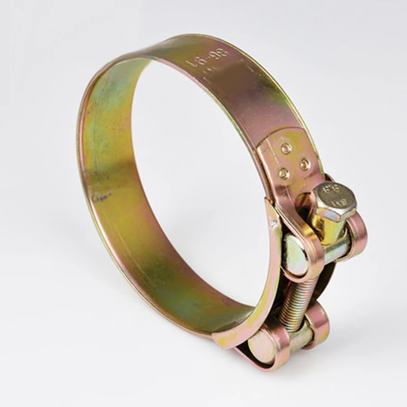 

2pcs Galvanization strengthen Hose Clamp Circular Pipe Clamp Air Water Tube Clips Water pipe fasteners Fuel Hose Clamps