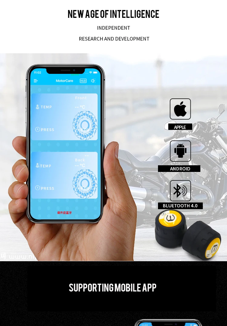 Мини Система контроля давления в шинах на базе IOS/Android шин Давление Сенсор Bluetooth 4,0 приложение в режиме реального времени система контроля давления в шинах охранной сигнализации