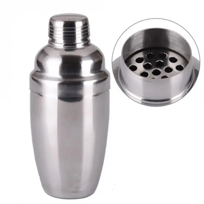 Barware Styles Stainless Steel Martini Cocktail Shaker Bar Cocktail Strainer 250ML /350ML/ 550ML PAK55