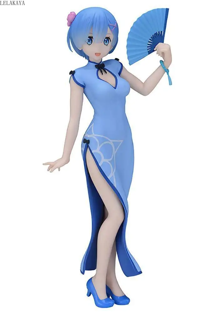 19 см Новинка Аниме Re: жизнь в другом мире от Zero Rem Ram Cheongsam стоящая осанка
