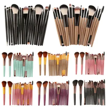 

18PCS Kabuki Make up Brushes Set Makeup Foundation Blusher Face Powder Brush AU