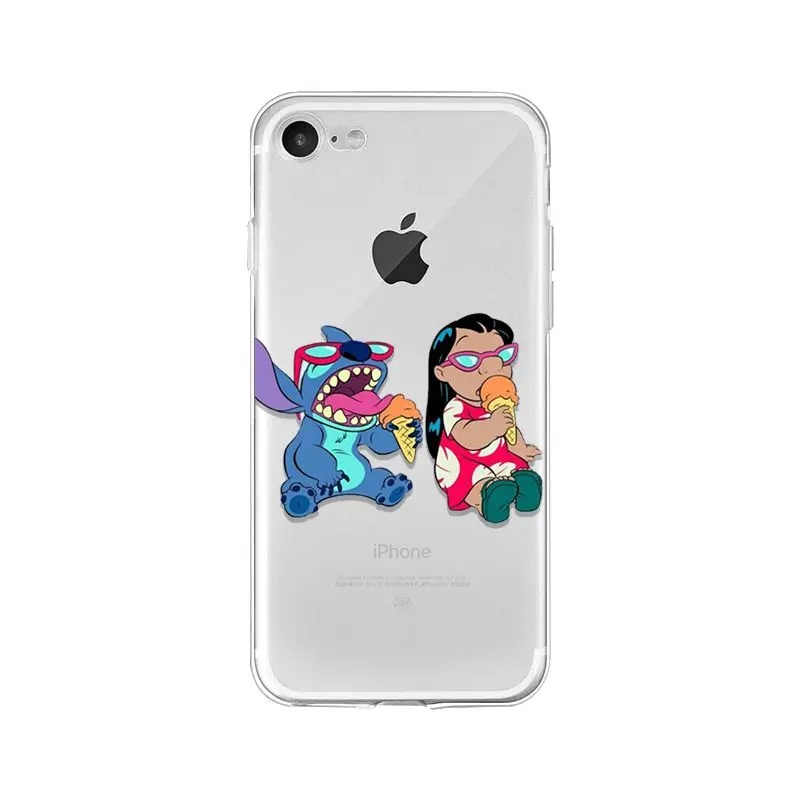 Yinuoda милый мультяшный Лило Ститч цветной чехол для телефона Apple iPhone 8 7 6 6S Plus X XS MAX 5