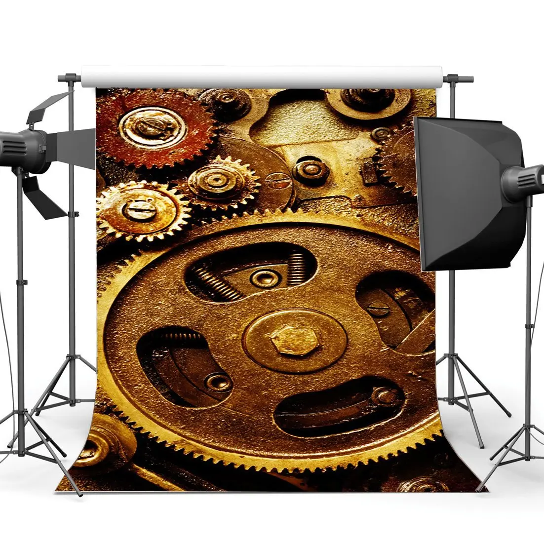 

Steampunk Backdrop Vintage Gears Industrial Ancient Grunge Wallpaper Photography Background