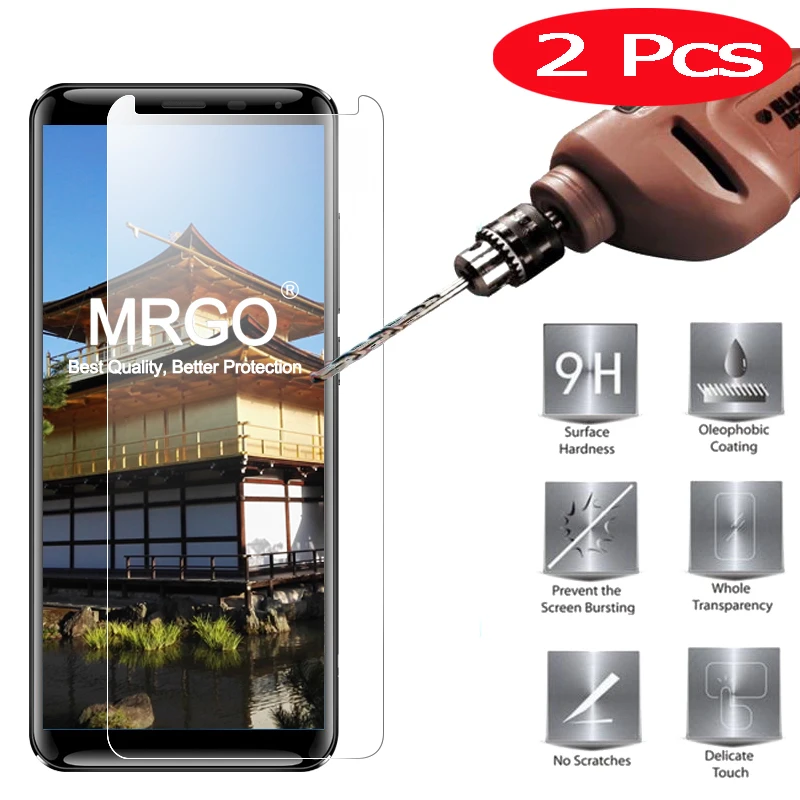 2 шт MRGO Защита экрана для Oukitel K5000 закаленное стекло 2.5D 9H | Мобильные телефоны и