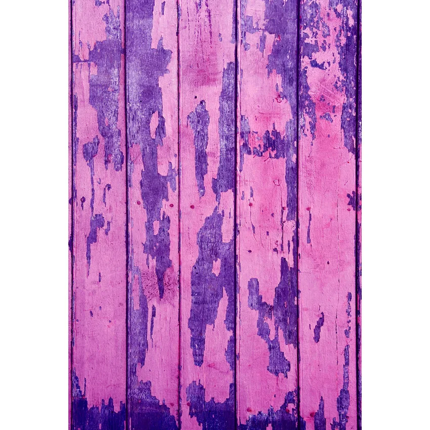 5x7ft Dark Orchid Purple Wood Planks Timber Wall Custom Photo