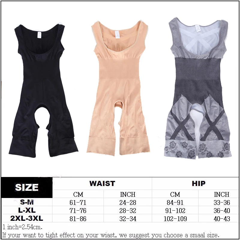 Women-Full-Body-Shaper-Waist-Trainer-Girdle-Thigh-Reducer-Bodysuit-Shapewear-USPS