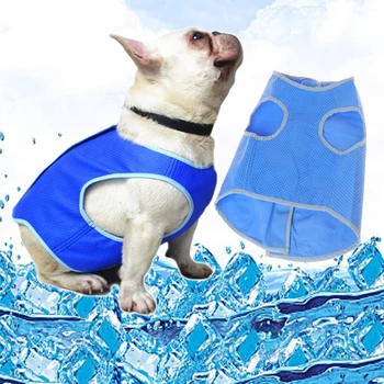 

Summer Dog Cooling Vest Breathable Cooling Clothes For Small Dog Medium Dog Puppies Cold Harness Vest Coat Jacket PP069