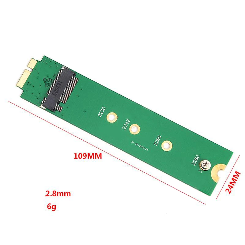 M.2 NGFF SSD to A1369 A1370 адаптер для 2010 2011 MacBook Air M2 SSD конвертер карта Suppor 2230 2242 2260 2280 твердотельный накопитель